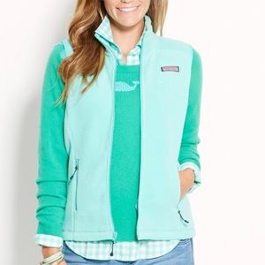 Aqua Vineyard Vines Vest Full Zip